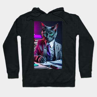 Business Cat 1 Hoodie